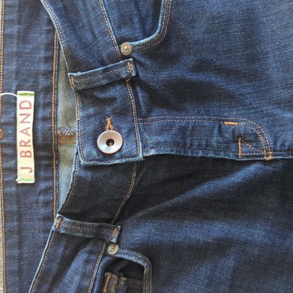 J BRAND "Love Story" Pure 722C darkwash flare jeans trousers #722C032 sz 28x33L - Picture 11 of 16